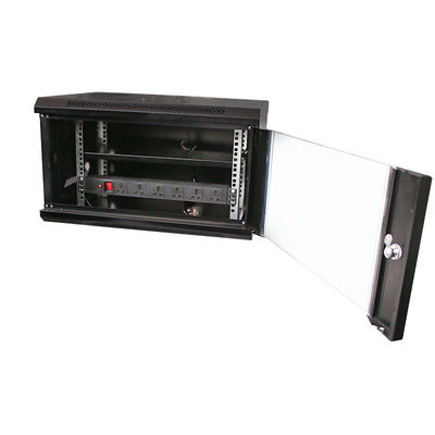 Custom Racks 19 Inch 6U Wandmontage Netzwerk Open Cabinet mit optionalem OEM-Service