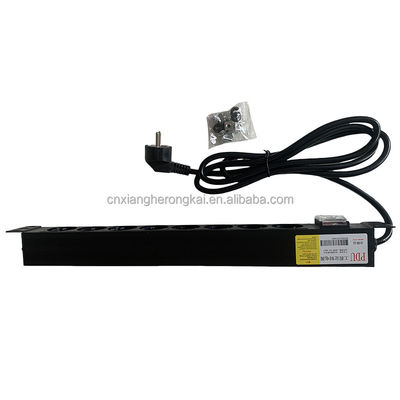Europäische Standard-Stecker-PDU für Deutschland Steckdose und A/V-Messnetzwerk-Schrankregal