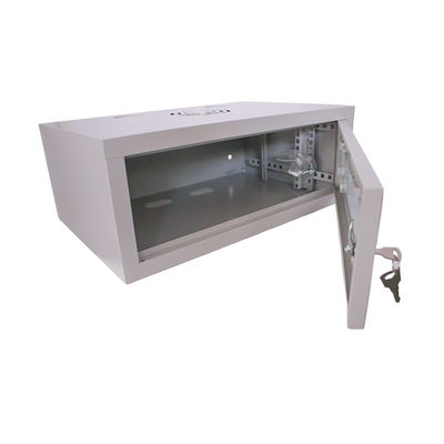 SPCC-Material Wandmontierter Server-Schrank mit Verdickungsglas Tür und private Form