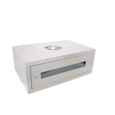 SPCC-Material Wandmontierter Server-Schrank mit Verdickungsglas Tür und private Form