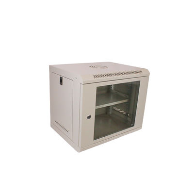 SPCC Kaltgewalzte Stahl Wandmontage Netzwerk Server Rack 450*530*400 Verhärtet Glas Tür