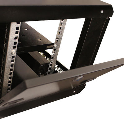 Custom Racks 19 Inch 6U Wandmontage Netzwerk Open Cabinet mit optionalem OEM-Service