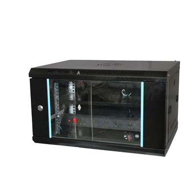 Custom Racks 19 Inch 6U Wandmontage Netzwerk Open Cabinet mit optionalem OEM-Service