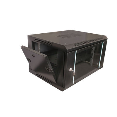 OEM-Server 19 Zoll GKabelgehäuse Telekommunikationsdaten Wandbox Mini-Server-Rack mit Glastür