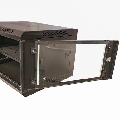 OEM-Server 19 Zoll GKabelgehäuse Telekommunikationsdaten Wandbox Mini-Server-Rack mit Glastür