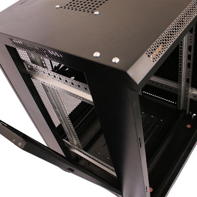 18U 19-Zoll-Studio-Server-Rack auf dem internationalen Standardboden für Unterhaltungselektronik