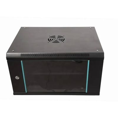 6U Wandmontage Schrank am beliebtesten 19 Zoll Netzwerk-Rack mit zwei Schlüsseln enthalten