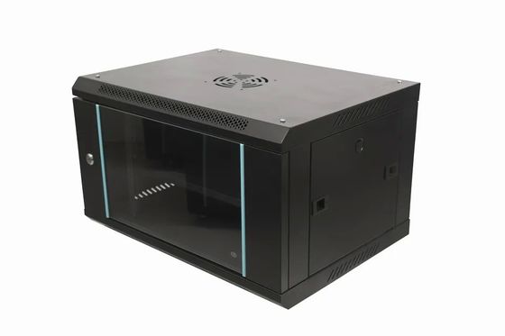 6U Wandmontage Schrank am beliebtesten 19 Zoll Netzwerk-Rack mit zwei Schlüsseln enthalten