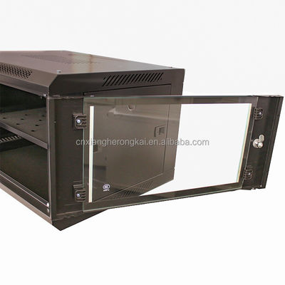 Vorratskonsole Metallnetzschrank für Serverraum 6U offener Wandmontierter PC