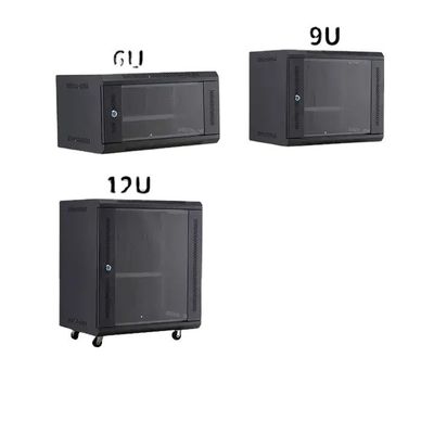 4u 6u 12u 18u Innenwand-Serverregal mit SPCC-Kaltgewalztes Stahlmaterial