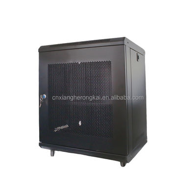 Zwei Schlüssel 12U Wandnetzwerk CCTV Server Rack Schrank für CCTV-Projekt