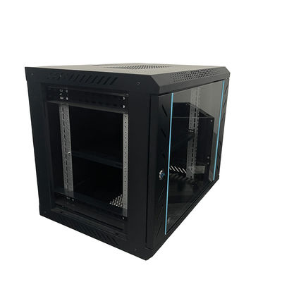 Serverraum aus kaltgewalztem Stahl 6u Netzwerk-Schrank 19 Zoll Server-Rack mit Garantie