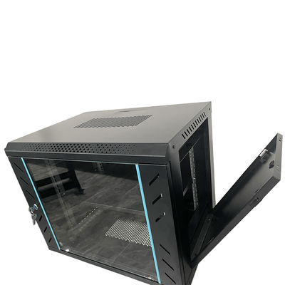 Serverraum aus kaltgewalztem Stahl 6u Netzwerk-Schrank 19 Zoll Server-Rack mit Garantie