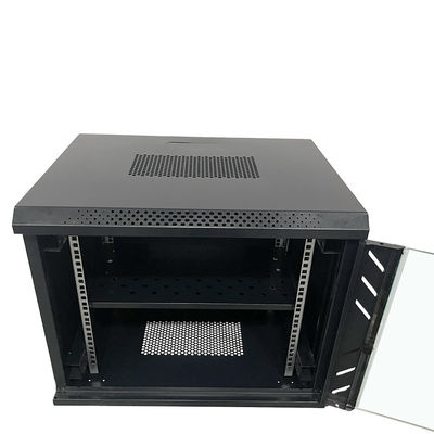 Serverraum aus kaltgewalztem Stahl 6u Netzwerk-Schrank 19 Zoll Server-Rack mit Garantie
