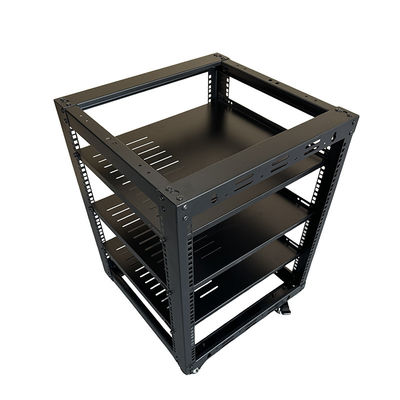 12u Server-Rack Doppelverschlussregal 19' Rack-Hochbefestigung Rack mit SPCC kaltgewalztem Stahl