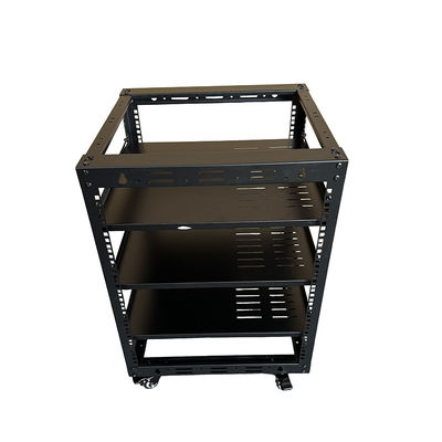 12u Server-Rack Doppelverschlussregal 19' Rack-Hochbefestigung Rack mit SPCC kaltgewalztem Stahl