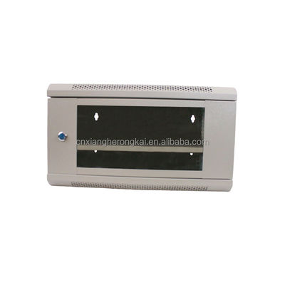 Standard 19-Zoll 6U-Wandnetzwerk-Server-Rack-Schrank in SPCC kaltgewalztem Stahl