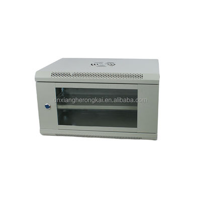Standard 19-Zoll 6U-Wandnetzwerk-Server-Rack-Schrank in SPCC kaltgewalztem Stahl