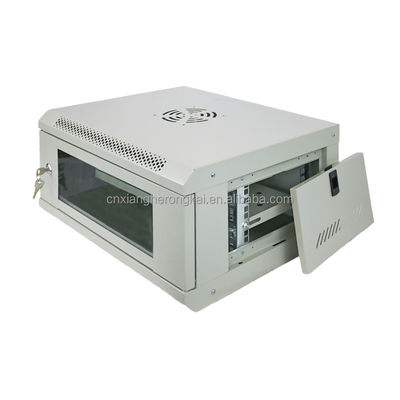 6U Wandmontage Netzwerk Schrank mit OEM Server Akzeptanz und 300 * 530 * 400 Abmessungen
