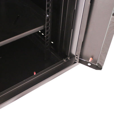 4u 6u 9u 12u Wandmontage Netzwerk Schrank Private Form und Glas Tür für kleine Räume