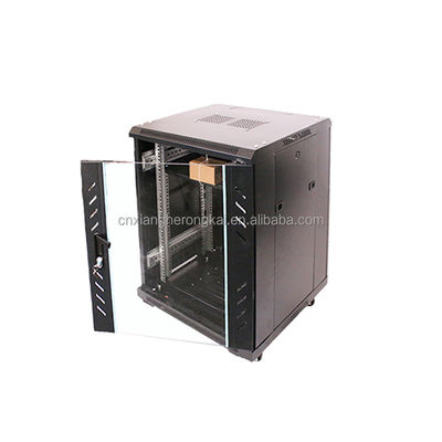 18u 22u 24u Kaltgewalzte Stahl-Server-Rack-Netzwerk-Schrank mit optionalem OEM-Service